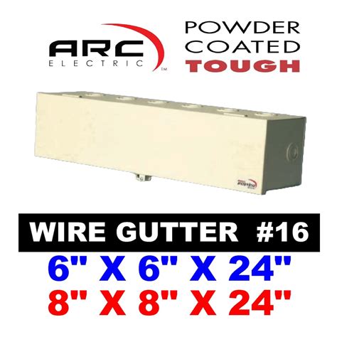 electrical gutter box for wire entry|24x6x6 gutter box outdoor.